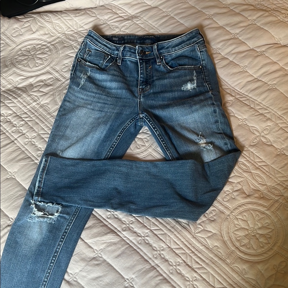 Vigoss Blue Distressed Women's Jeans